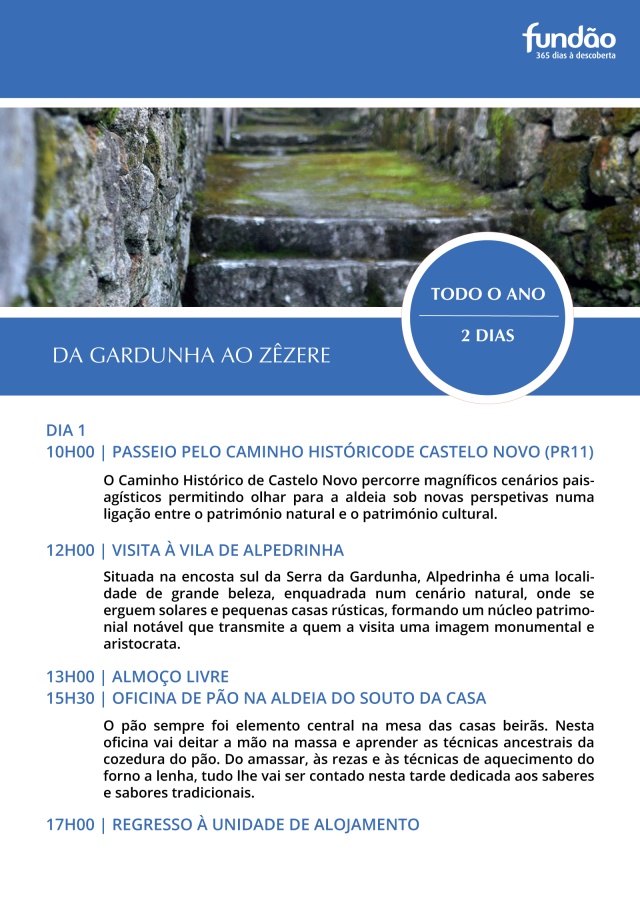 Da Gardunha ao zêzere 