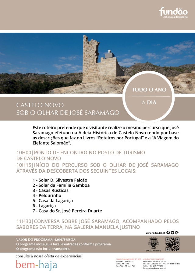 Castelo Novo sob o olhar de José Saramago